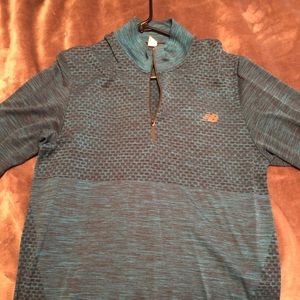 1/4 zip new balance dry fit shirt